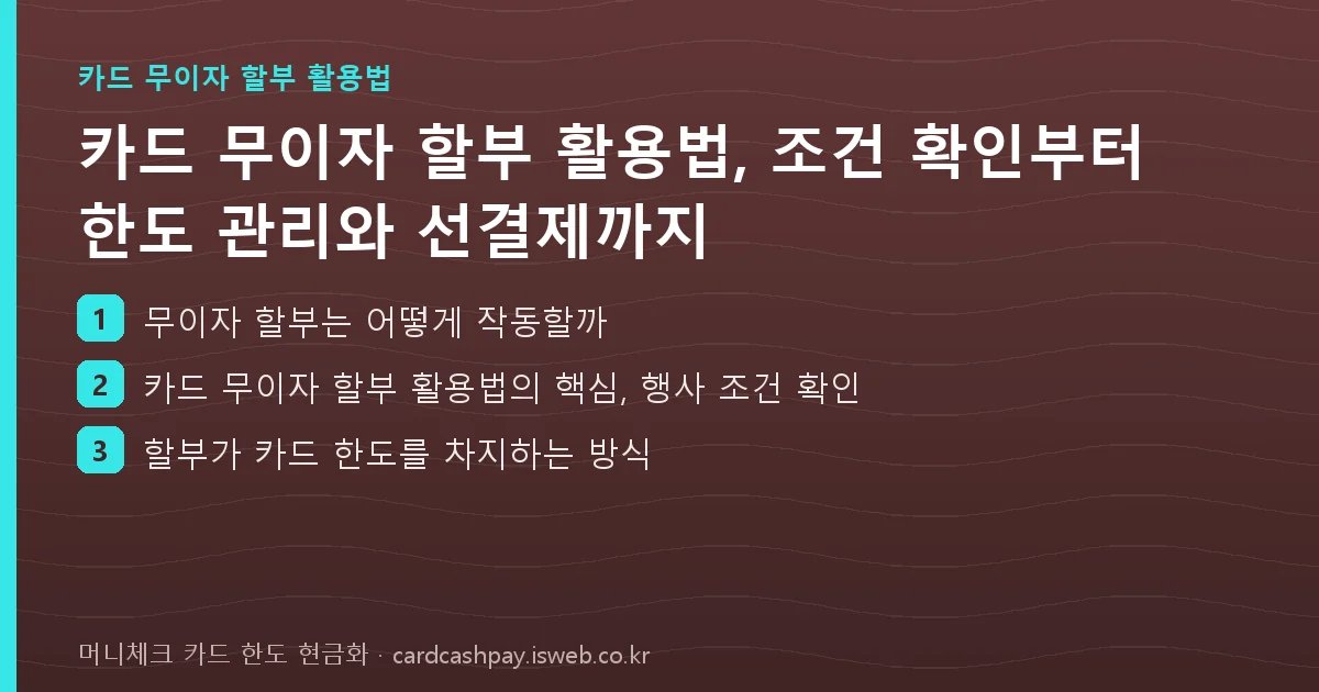머니체크 카드 한도 현금화 핵심 내용을 정리한 요약 카드